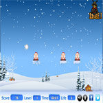 بازی آنلاین سقوط بابانوئل ها 