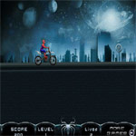 بازی مرد عنکبوتی دوچرخه سوار 