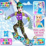 بازی آنلاین لباس اسکی