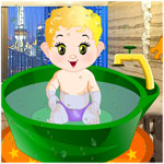 بازی آنلاین حمام دادن نوزاد