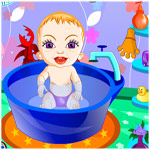 بازی انلاین حمام دادن نوزاد