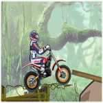 بازی آنلاین موتورسواری هیجانی در جنگل