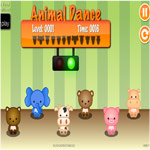بازی آنلاین رقص حیوانات