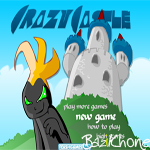 بازی Crazy castle